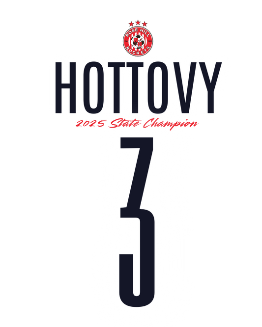 Rose Hill Rockets Boys Soccer Championship T-Shirt - Black Design 2