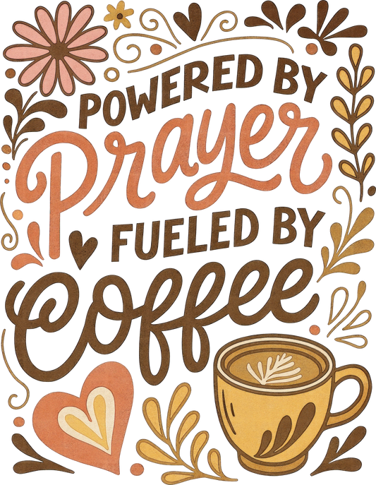 Powered By Prayer Fueled By Coffee