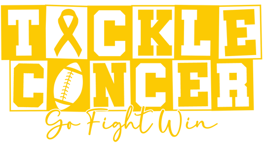 TACKLE CANCER GO FIGHT WIN ADULT T-SHIRT